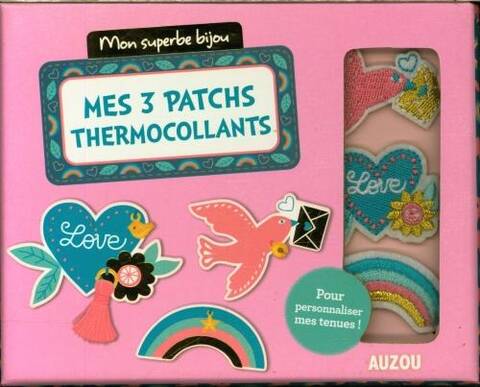 Mes 3 patchs thermocollants