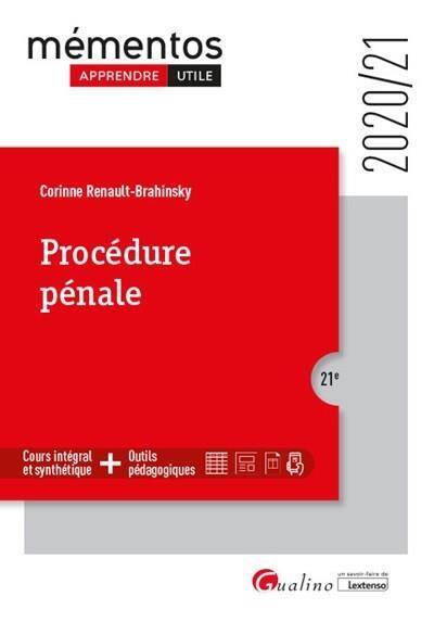 Procedure Penale (Edition 2020/2021)