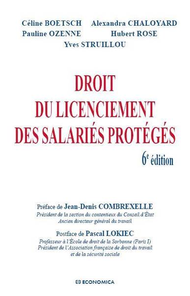 Droit du Licenciement des Salaries Proteges (6e Edition)