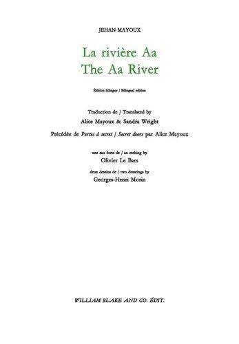 La Riviere Aa; The Aa River Precedee de Portes a Secrets; Secret