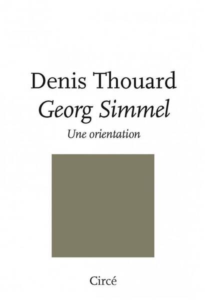 En Suivant Georg Simmel