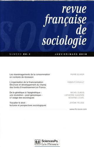 Revue Francaise de Sociologie N.59/1