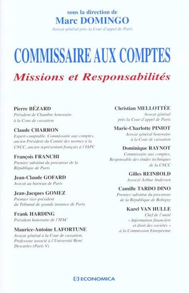 COMMISSAIRE AUX COMPTES MISSIONS RESPONS