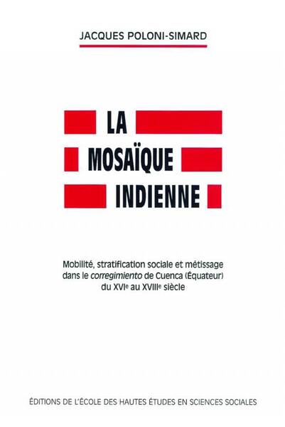 La Mosaique Indienne: Mobilite, Stratification Sociale et Metissage