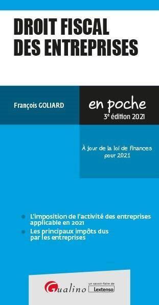 Droit Fiscal des Entreprises (3e Edition)