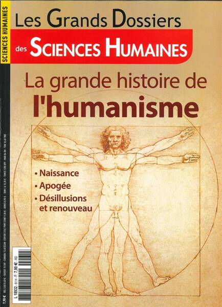 Sciences Humaines Gd N 61 la Grande Histoire de l Humanisme Decembre