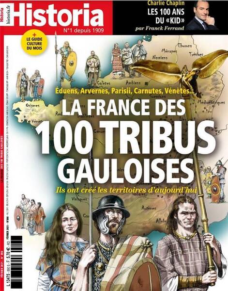 Historia Mensuel N 890 La France des 100 Tribus Gauloises Fevrier 202