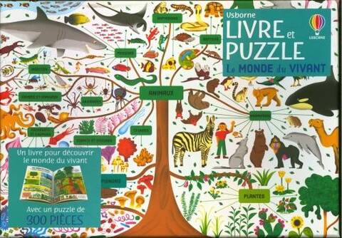 Le monde du vivant : livre et puzzle
