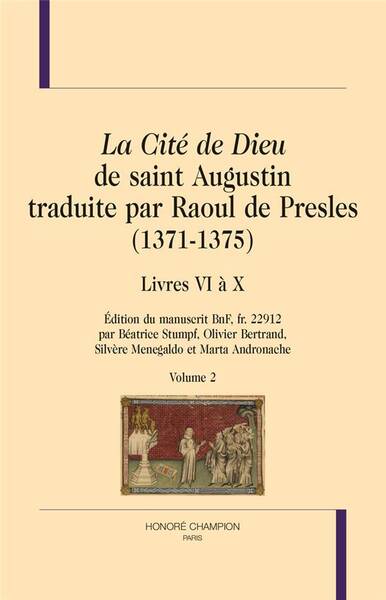 Cite de Dieu de Saint Augustin Livre 6 a