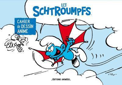 Les schtroumpfs : cahier de dessin animé