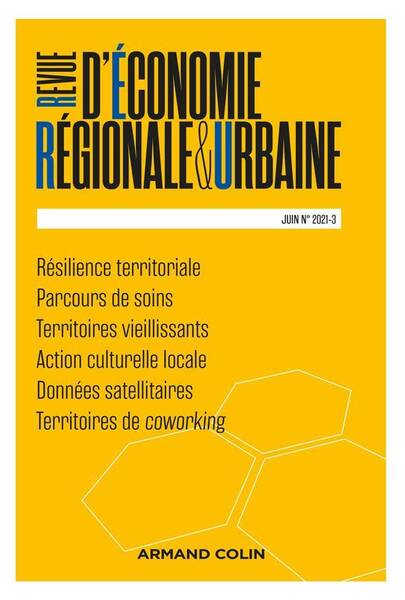 Revue d economie regionale et