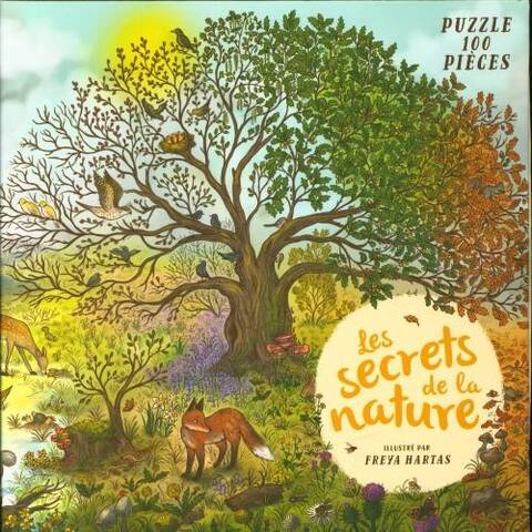 Les secrets de la nature : puzzle 100 pièces