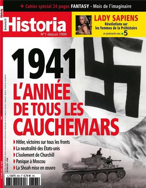 Historia N 898 - 1941 l'Annee de Tous les Cauchemars - Octobre 2021