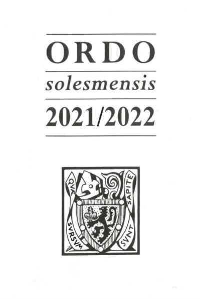 Ordo Solesmensis 2021/2022