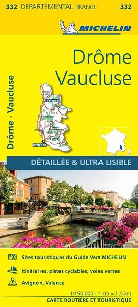 Drôme, Vaucluse 1:150 000