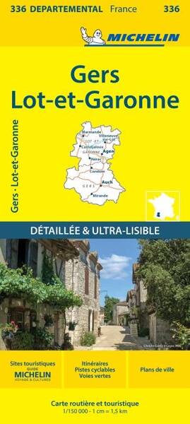 Gers, Lot-et-Garonne 1:150 000