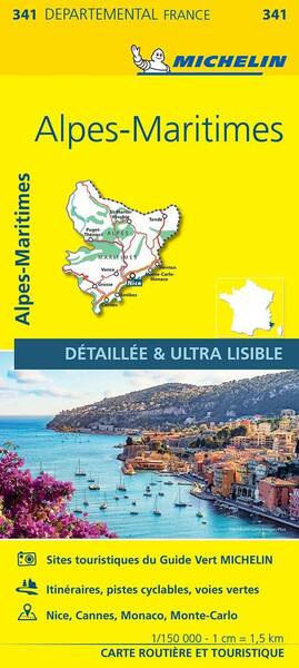 Alpes-Maritimes 1:150 000