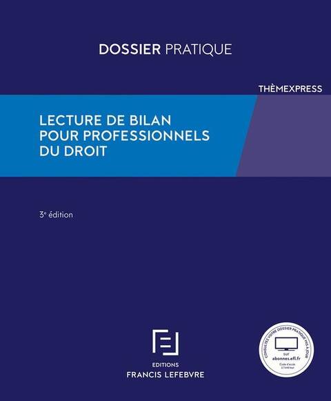 Lecture de Bilan Pour Professionnels du Droit (3e Edition)