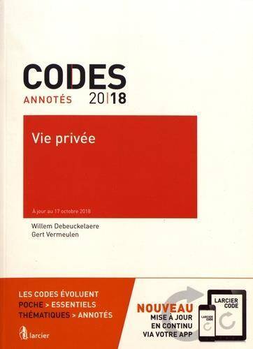 CODE ANNOTE VIE PRIVEE 2018 A JOUR AU 17 OCTOBRE 2018 EDITION 2018