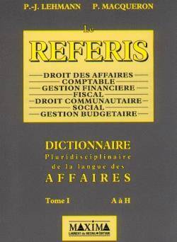 Referis dictionnaire