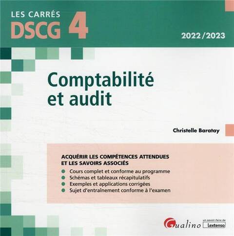 COMPTABILITE ET AUDIT : COURS ET APPLICATIONS CORRIGEES (9E EDITION)