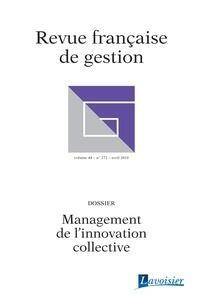 Management de l Innovation Collective: Revue Francaise de Gestion