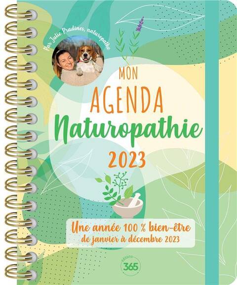 Mon agenda naturopathie 2023 : une année 100 % bien-être