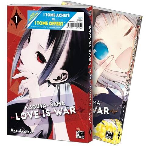 Kaguya-sama : love is war : pack tomes 1 et 2