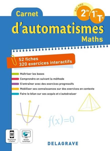 Carnet D Automatismes: Mathematiques: Bac Pro: 2de, 1re, Terminale: