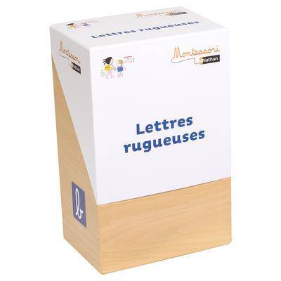 Montessori : Lettres Rugueuses