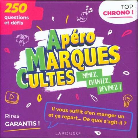 Apéro marques cultes : devinez, chantez, mimez !