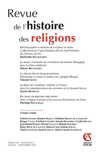 Revue de l histoire des religions