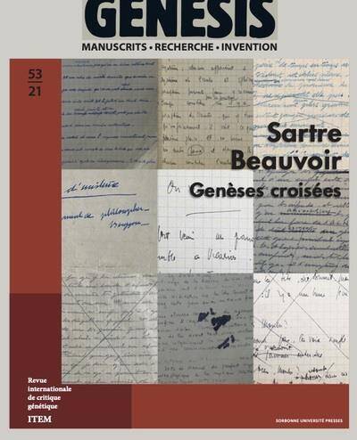 Genesis ; Sartre Beauvoir, Geneses Croisees