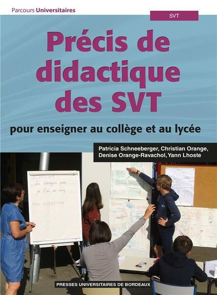 Precis de Didactique des Svt Pour Enseigner au College et au Lycee