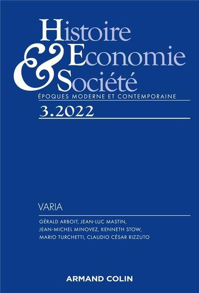Histoire, economie et societe 3