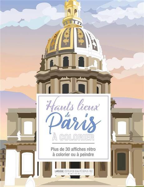 Hauts-lieux de Paris : affiches à colorier