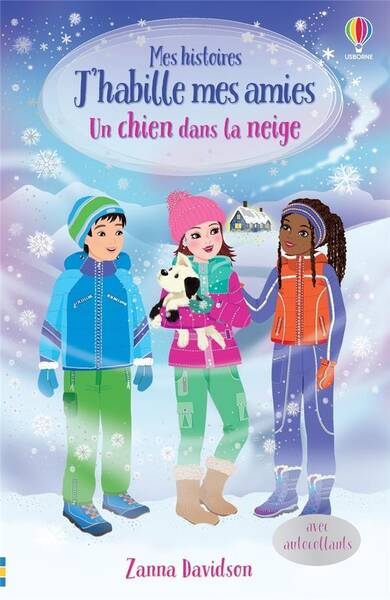 Un chien dans la neige. Mes histoires