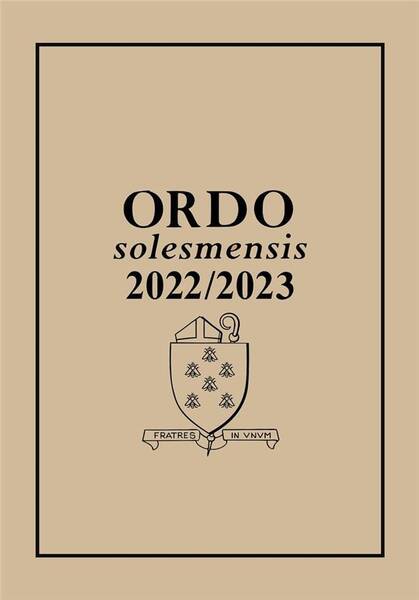ORDO SOLESMENSIS 2022/2023