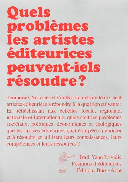 #5 Quels Problemes les Artistes Editeurices Peuvent-Ils Resoudre ?