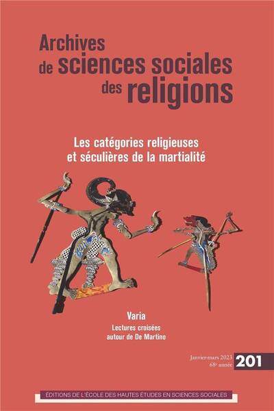 Archives des Sciences Sociales des Religions, N 201