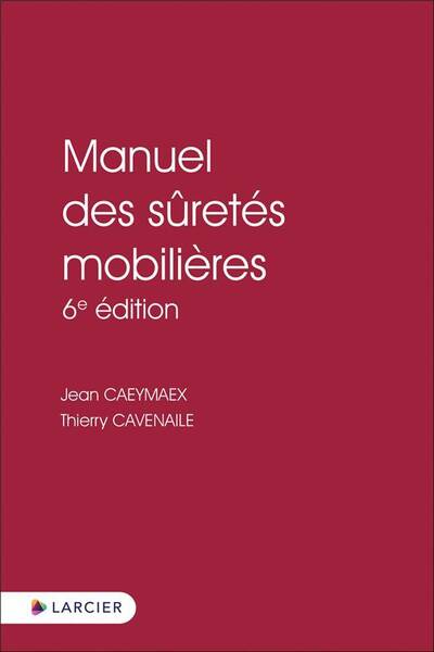 MANUEL DES SURETES MOBILIERES (6E EDITION)
