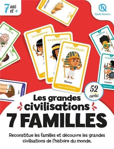 7 familles : les grandes civilisations : 7 ans et +