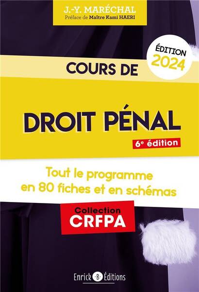 Cours de Droit Pénal 2024