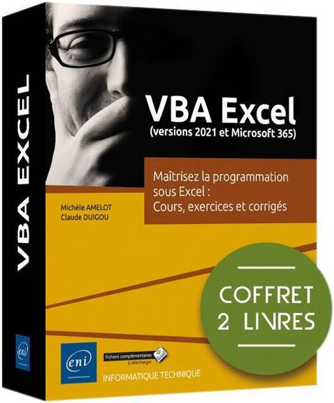 VBA Excel (versions 2021 et Microsoft 365) (coffret de 2 livres)