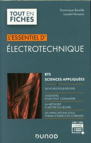 L'essentiel d'électrotechnique : BTS sciences appliquées