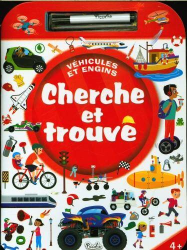 Véhicules et engins : cherche et trouve : 4+