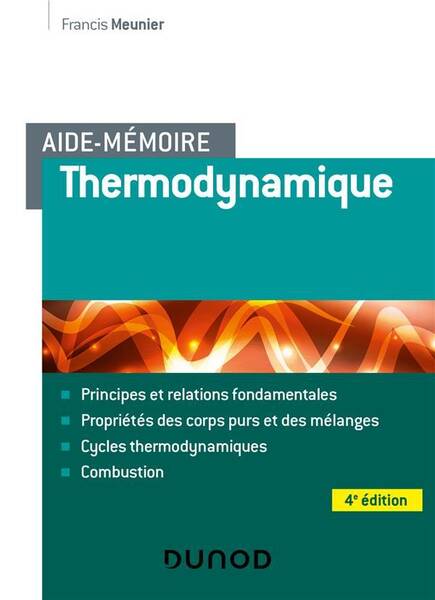 Aide memoire de thermodynamique