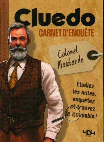 Cluedo : Le carnet d'enquete du colonel Moutarde