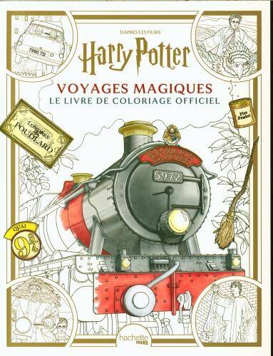 Harry Potter : voyages magiques : Le livre de coloriage officiel