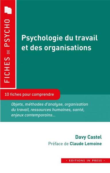 Psychologie du Travail et des Organisations